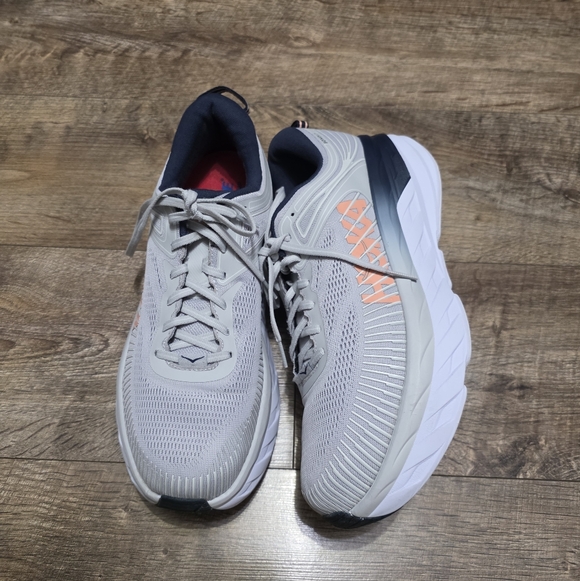 Hoka One Bondi 7 Sneaker Women Size 12D Wide Fits Men 11D - Picture 3 of 15